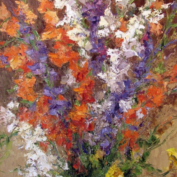 Fall Bouquet (Gladiolas) by Diane Ainsworth