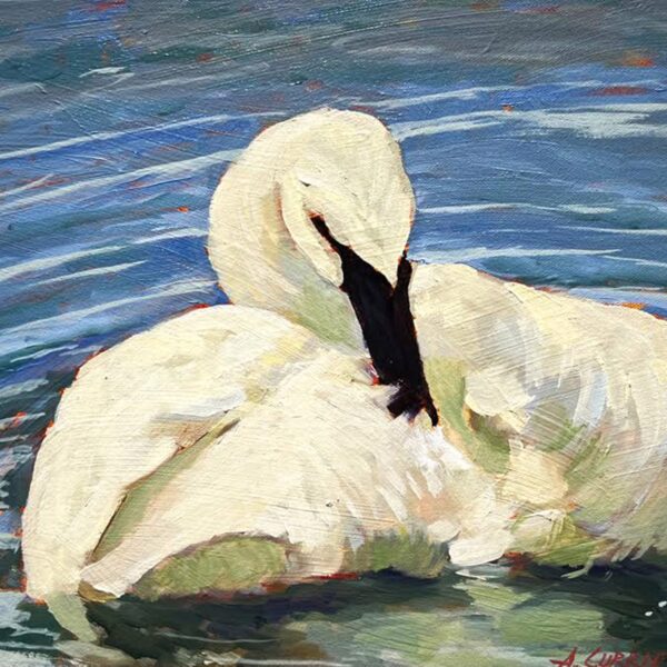 Preening by Alfred Currier