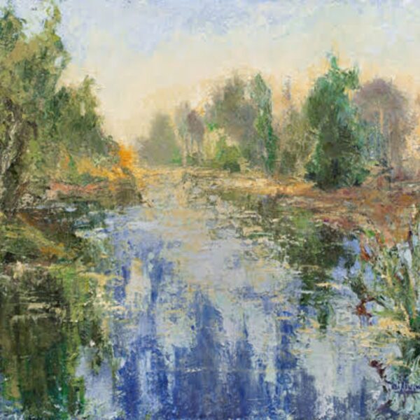 Summer Pond at Dawn by Diane Ainsworth