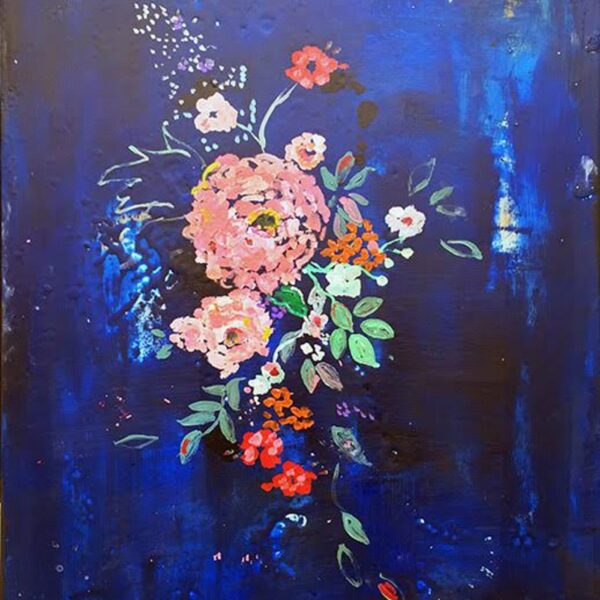 Midnight Silk Kimono by Kathe Fraga