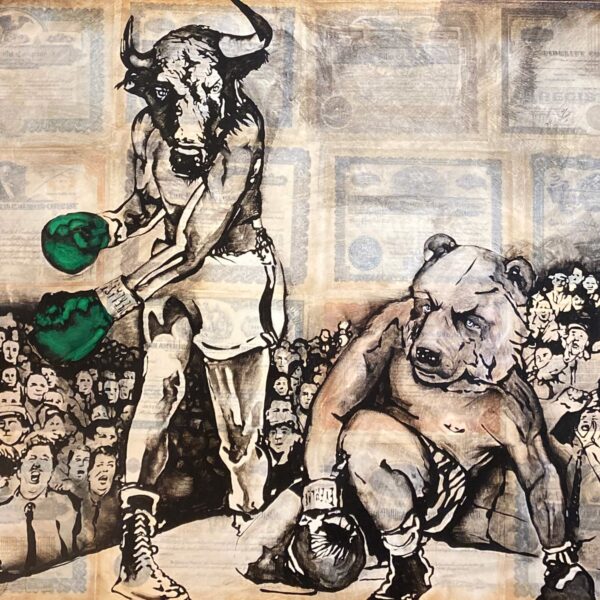 Bull and Bear by Will Armstrong