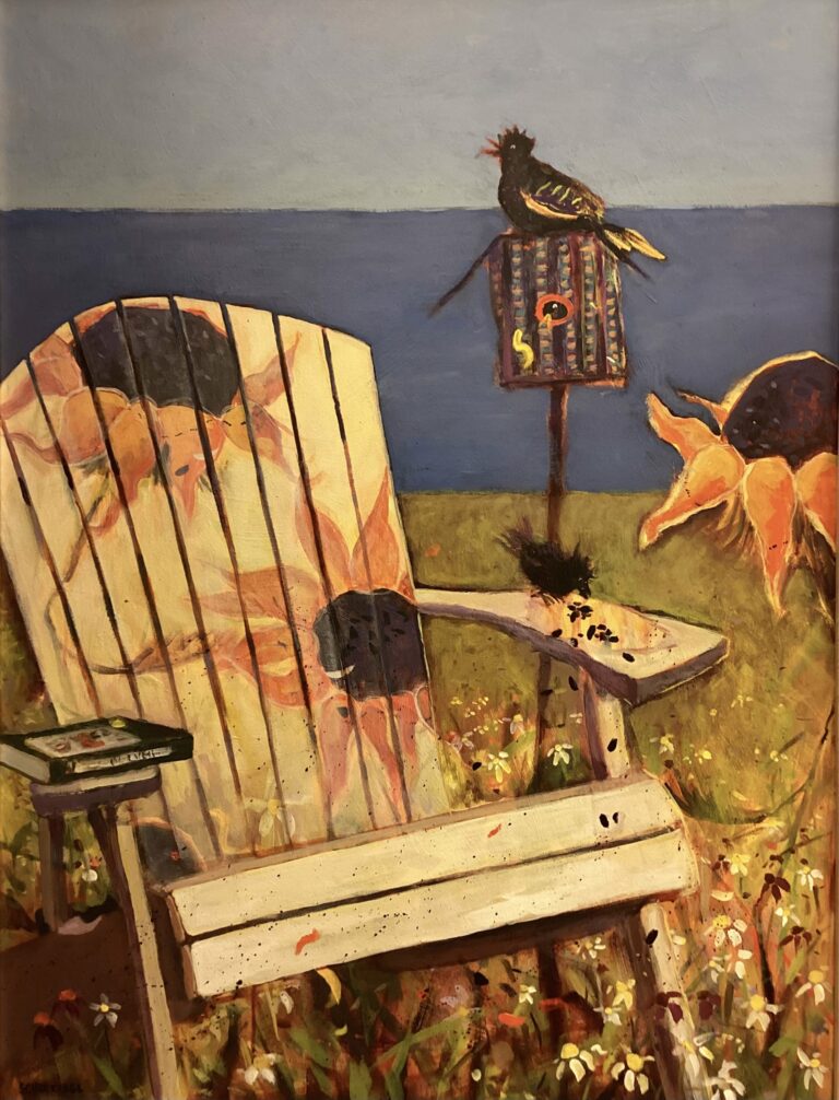 Into The Field of Sunflowers by Anne Schreivogl