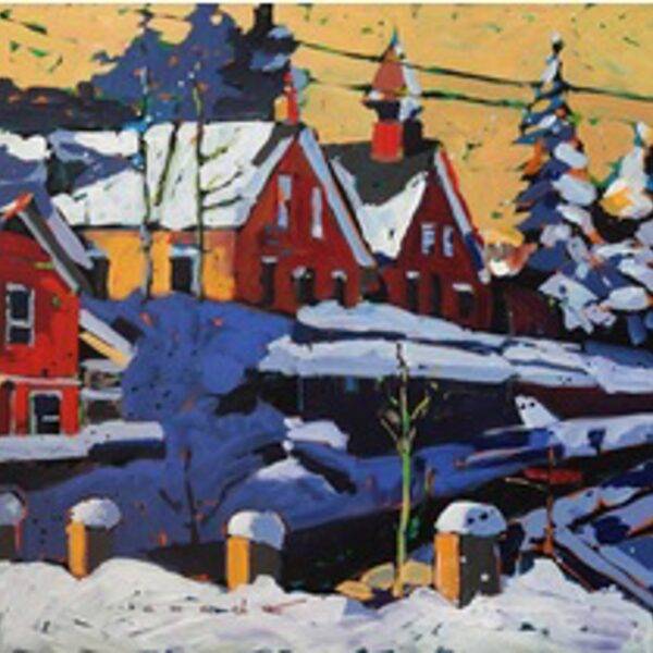 St. Mary's with Drifts by Carol Wade