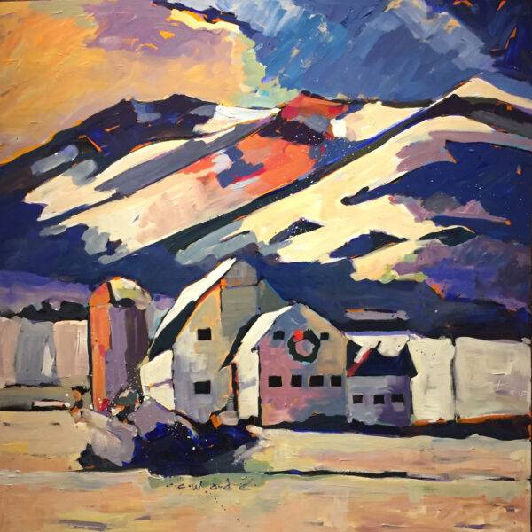 McPolin Barn in the Winter by Carol Wade