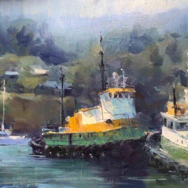 Eagle Harbor Docking by Jane Wallis
