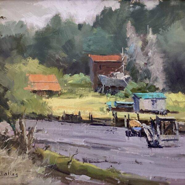 Low Tide Near Eagle Harbor by Jane Wallis