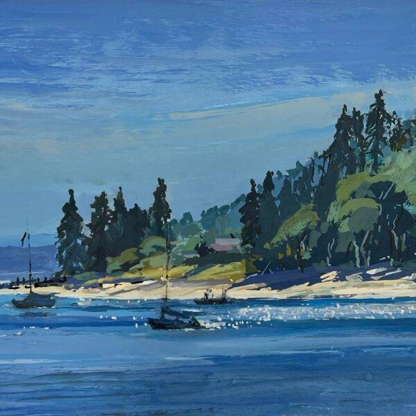 Morning At Blakey Harbor by Jane Wallis