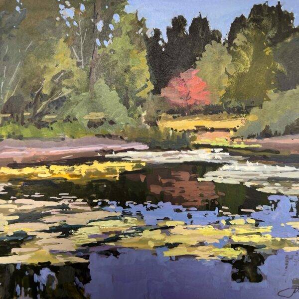 Overcast Day at Battle Point Park by Jane Wallis