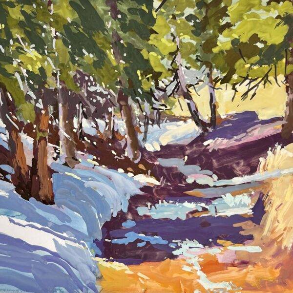 Spring Snow Melt by Jane Wallis