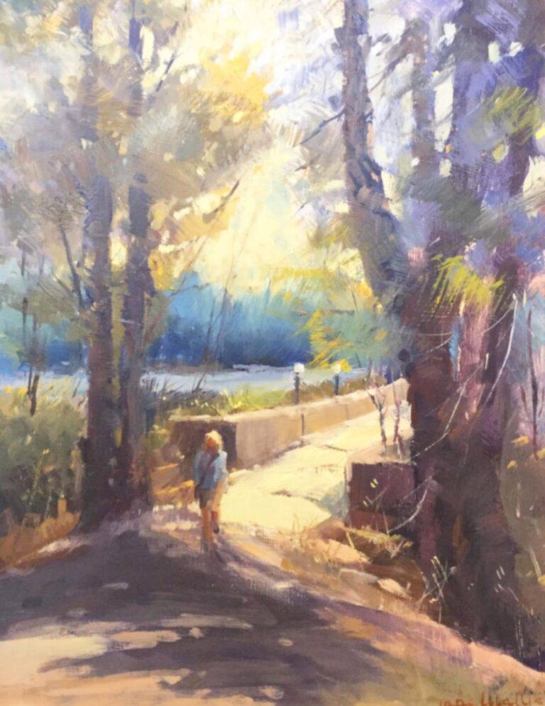 Sunny Day at the Arboretum by Jane Wallis