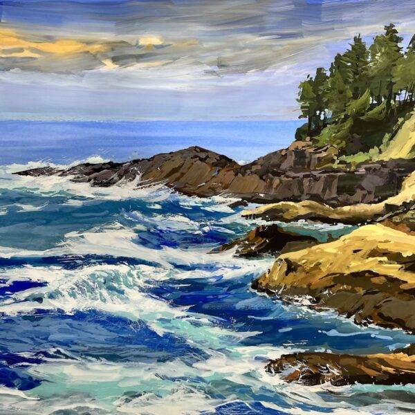 The Wind is Rising (Plein Air) by Jane Wallis