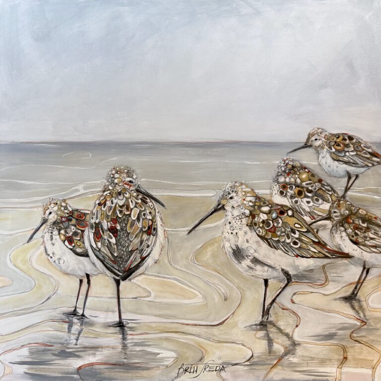 Sandpipers by Britt Freda