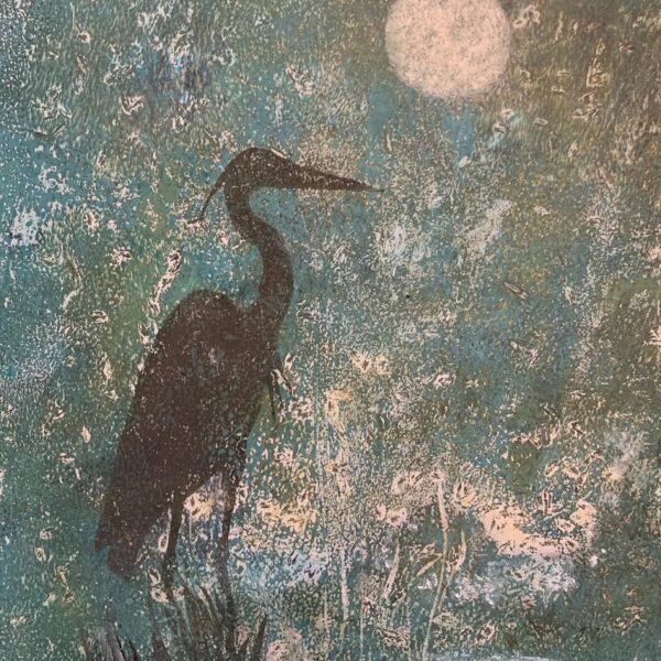 Heron Looking by Pamela Wachtler