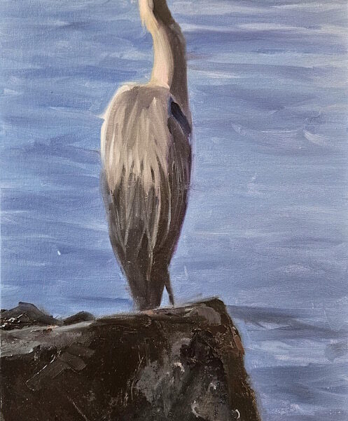 Great Blue by Robin Weiss